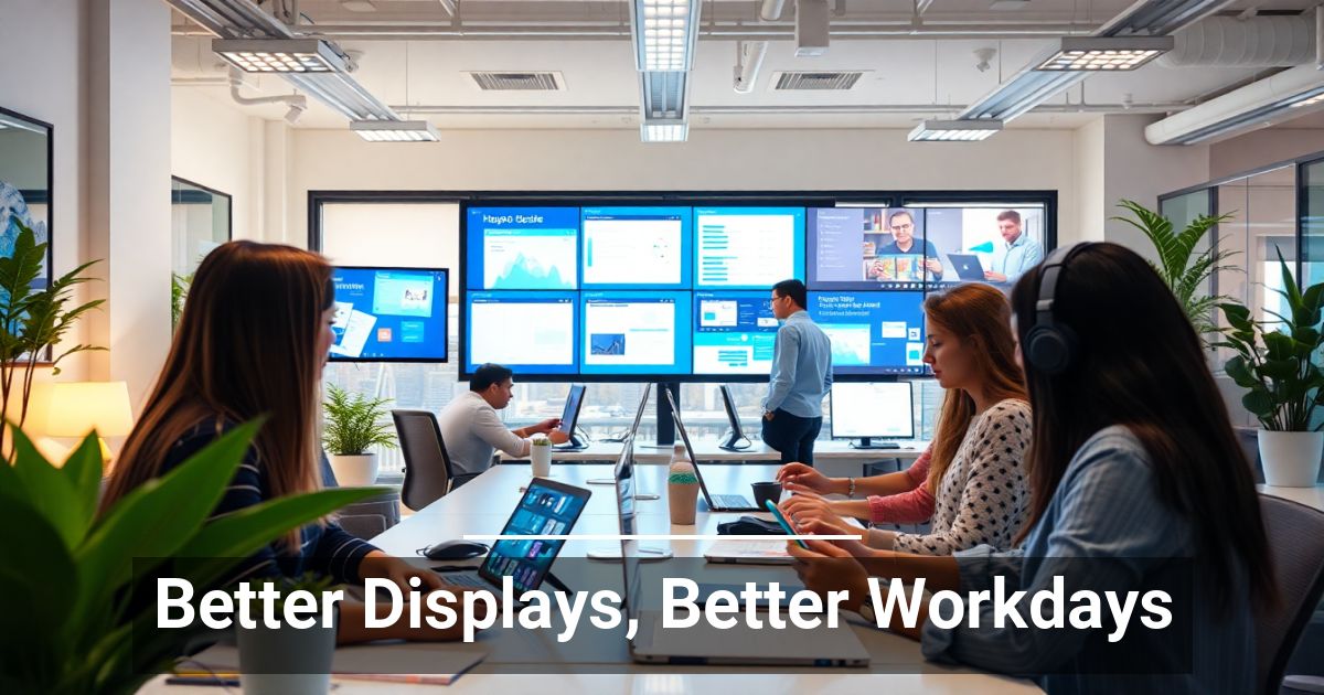 Better Displays, Better Workdays